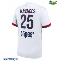 Paris Saint-Germain Nuno Mendes #25 Bortedrakt 2025-26 Kortermet